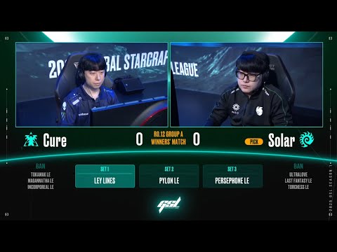 [2025 GSL S1] Ro.12 Group A Match3 Cure vs Solar