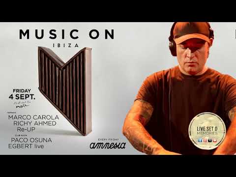 Paco Osuna @ Music On, Amnesia, Ibiza 04 09 2015