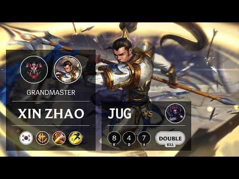 Xin Zhao Jungle vs Elise - KR Grandmaster Patch 9.12