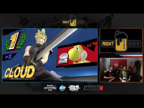 Smash Gaiden: NightOver Winners R3 MGT-Digital Strider (Cloud) VS LGCY-MikeySan (Yoshi)