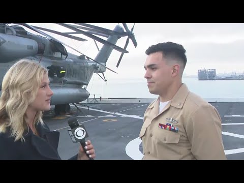 Navy damage controlman describes role aboard USS John P. Murtha as Fleet Week begins