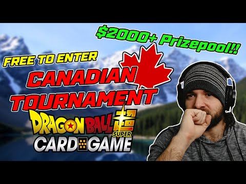 HUGE CANADIAN TOURNAMENT!! Upper Hand's DBSCG National Tournament | Dragon Ball Super Card Game