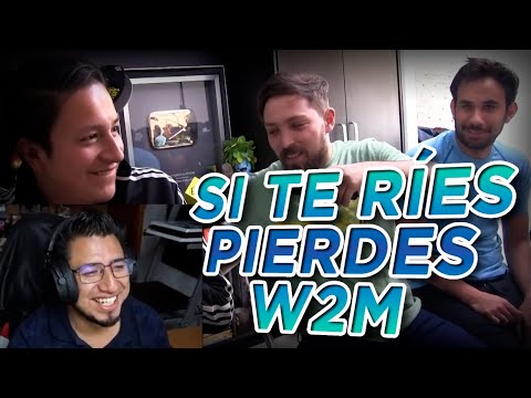 Fedelobo Reacciona a: Si te Ries Pierdes con el W2M crew