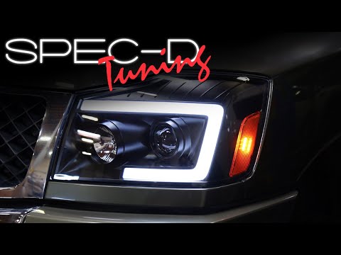 SPECDTUNING INSTALLATION VIDEO: 2004-2015 NISSAN TITAN LED SEQUENTIAL PROJECTOR HEADLIGHTS