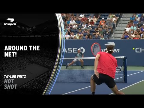 Taylor Fritz's Incredible Around-The-Net Shot! | 2023 US Open