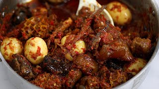 Perfect Nigerian Fried Stew | Ata Dindin | Ata Rice