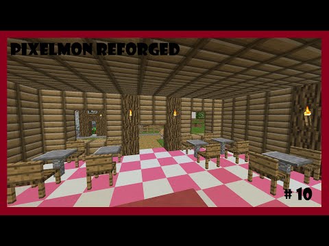 pixelmon reforged gym building ep 10 decorating the gym