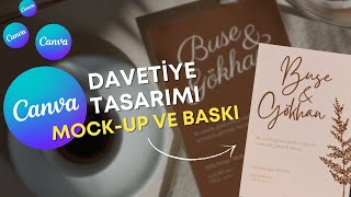 Canva ile Davetiye Tasarımı, Mock-up ve Baskı Nasıl Yapılır?