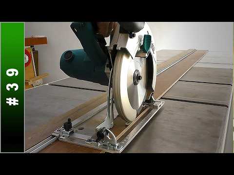 🟢 Homemade Track Saw - DIY Guide Rail for Circular Saw
