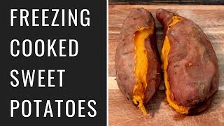 How I Freeze My Sweet Potatoes (Vegan, Oil Free)