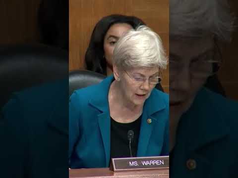 Ranking Member Warren releases principles for crypto market structure legislation.