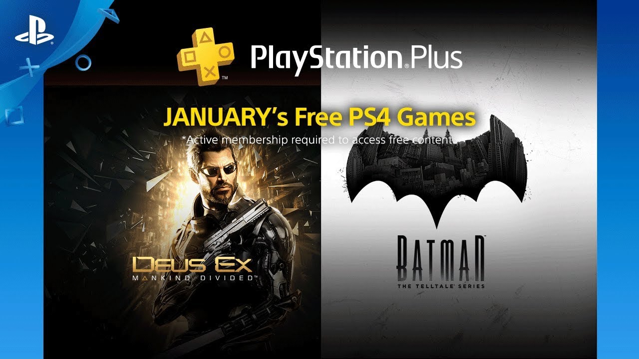 PlayStation Plus: Free Games for January 2018