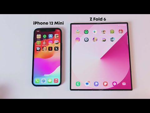 iPhone 12 Mini Vs Z Fold 6 – SPEED TEST