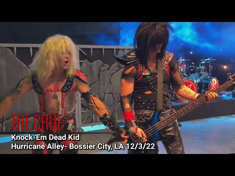 The Crüe- Knock 'Em Dead Kid 12/3/22 at Hurricane Alley, Bossier City, Louisiana