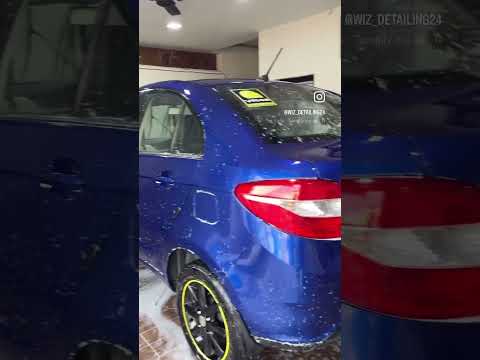 Tata Zest Graphene Coating deep wash. #decontamination#claybar#foamwash#graphenecoating#paint