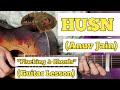 HUSN - Anuv Jain | Guitar Lesson | Plucking & Chords | Strumming | (Official)