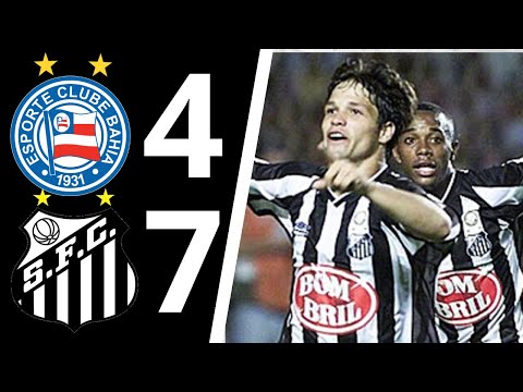 Bahia 4 x 7 Santos - Campeonato Brasileiro 2003