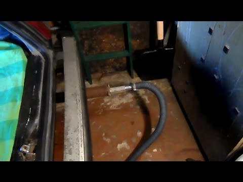 Простой способ отвода отработанных газов из гаража своими руками