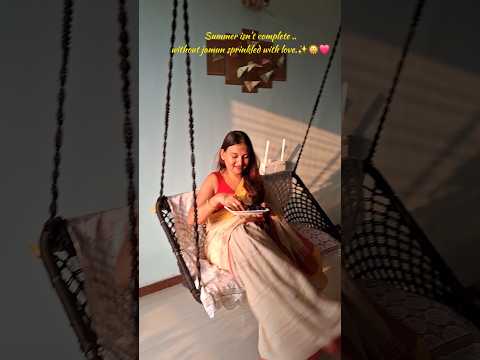 afternoon vlog✨️🌞❤️ #shorts #afternoon #summer #summerfruit #explore #food #saree #fypage #food
