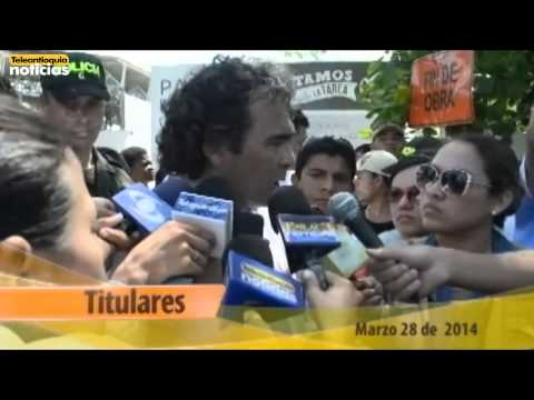 Titulares Teleantioquia Noticias AM - Viernes 28 de marzo de 2014