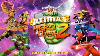 Power Rangers Ninja Steel vs Teenage Mutant Ninja Turtles in Ultimate Hero Clash 2 Game - Gameplay