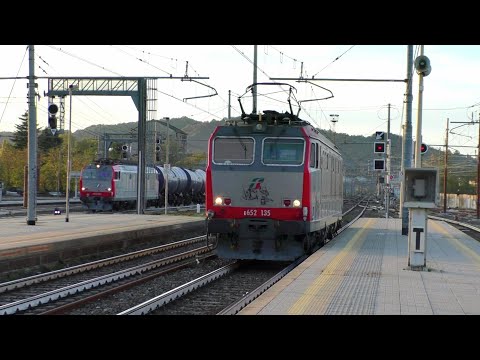 Treni in transito in una giornata autunnale ad Arquata Scrivia, Parte 2/2