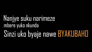 byakubaho by amalon lyric video