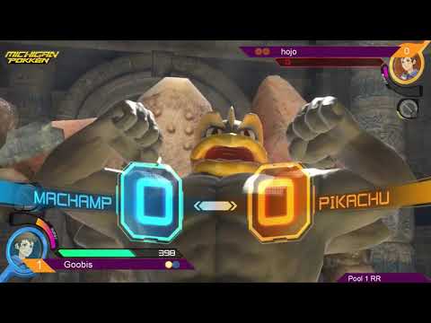 Pokken at Spartan Smackdown: Goobis (Machamp) Vs. Hojo (Pikachu) pools