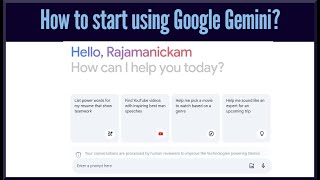 How to start using Google Gemini? | Tutorial for Beginners