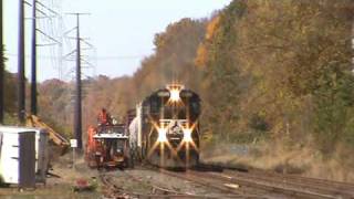 preview picture of video 'Norfolk Southern Tophat 38G at Royersford, PA'