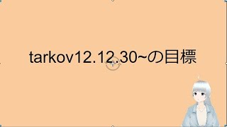 タルコフ　12.12.30での目標について