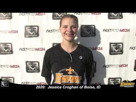 2020 Jessica Croghan Second Base Softball Skills Video - Esprit Fastpitch