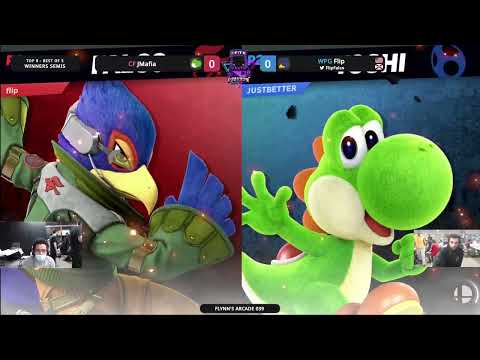 Flynn's Arcade 039 Winners Semis - JMafia (Yoshi) Vs. Flip (Falco) SSBU ULTIMATE