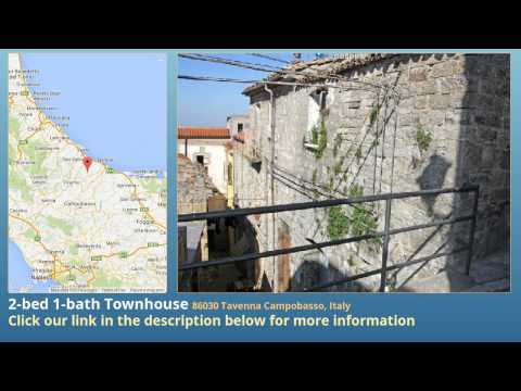 2-bed 1-bath Townhouse for Sale in 86030 Tavenna Campobasso, Italy on italianlife.today