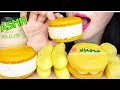ASMR BANANA MACARON ICE CREAM MARSHMALLOW 바나나 마카롱 아이스크림 마쉬멜로우 찹쌀