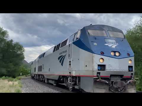 Amtrak California Zephyr #6 arriving Glenwood Springs 6/27/2021