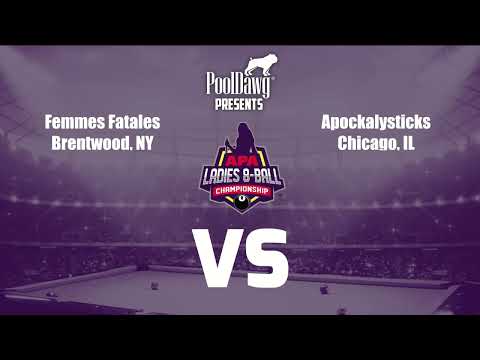 2019 APA Ladies 8-Ball Championship - APA Showdown Series - Billiards