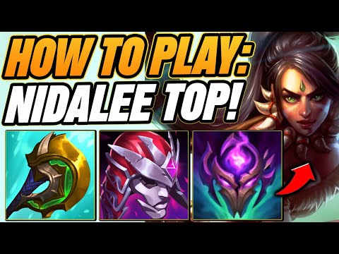 HOW TO PLAY NIDALEE TOP IN SEASON 12! HYRBID TANK DAMAGE BUILD! - League of Legends