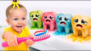 Download lagu Eva’s Teeth Need Help! What Happens If She Eats Too Many Sweets? mp3