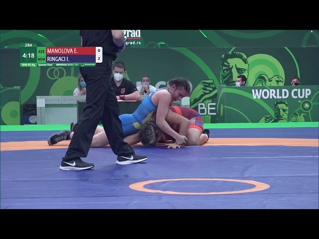 1468 | 284 | Seniors WW 65kg | 1/4 Final | MANOLOVA Elis (AZE) | RINGACI Irina (MDA)