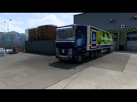 ETS Renault Magnum Leere Paletten Bratislava SK Panevezys LV