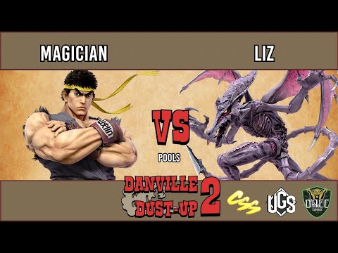 Danville Dust-Up 2  -  Pools  -  Magician(Ryu) Vs. Liz(Ridley)