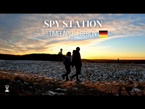 Teufelsberg Sunset Time Lapse 4K | GoPro Hero 10 Black | Berlin 2022