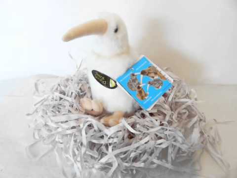 Manukura Rare White Kiwi Soft Toy with sound
