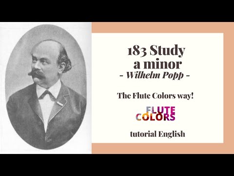 183 Popp - Study a minor - the Flute Colors way! - Tutorial English