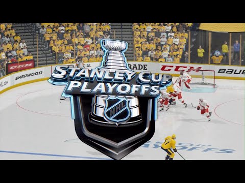 NHL 21_Stanley Cup Playoffs sim Hurricanes vs Predators period 1 game 4