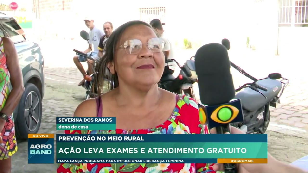 Ação Senar Bem Viver leva exames e atendimento gratuito