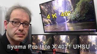 Iiyama Pro lite 4K 40" Monitor review