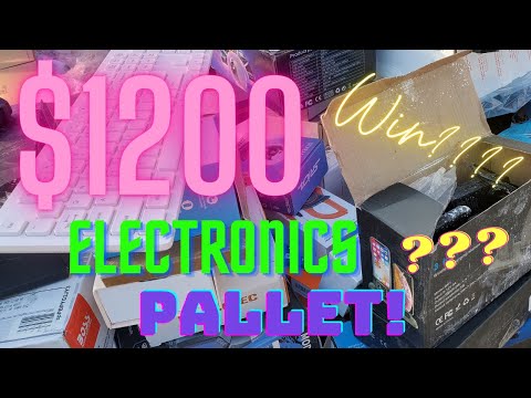 Part 1: Unboxing My First Electronics Pallet...Profit Or Bust?!