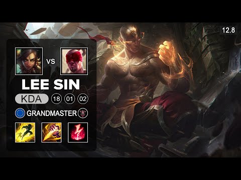 Lee Sin vs Nidalee Jungle - EUW Grandmaster - Patch 12.8 Season 12